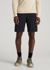 10 Pocket Hiking Short for Tall Men in Black