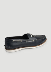 Boat Shoe for Tall Men in Navy