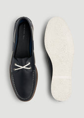 Boat Shoe for Tall Men in Navy