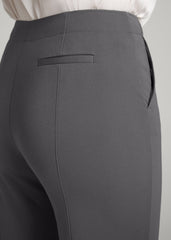 Freedom Flex Slim Straight Leg Dress Pants for Tall Women in Slate