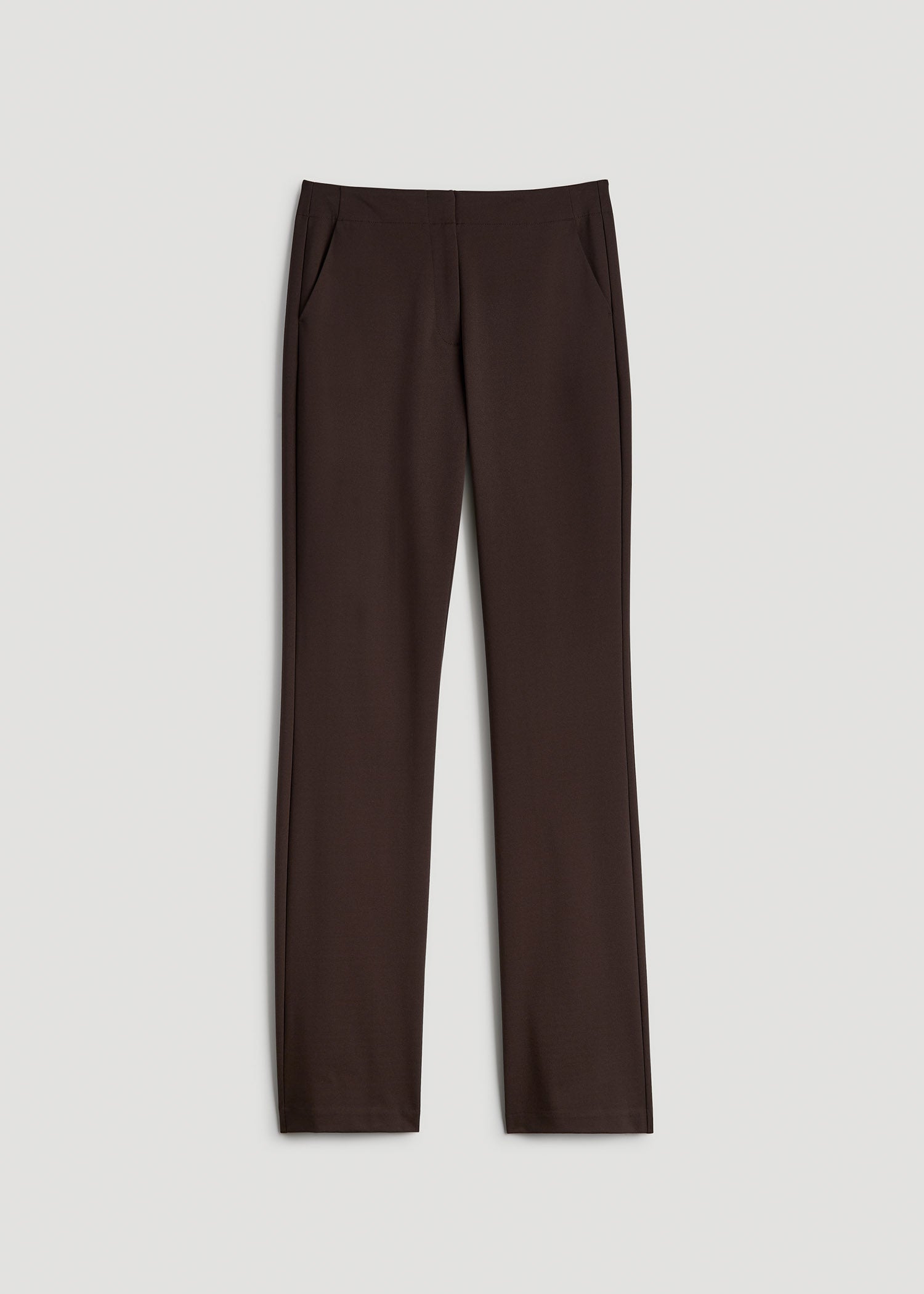 Freedom Flex Slim Straight Leg Dress Pants for Tall Women in Espresso