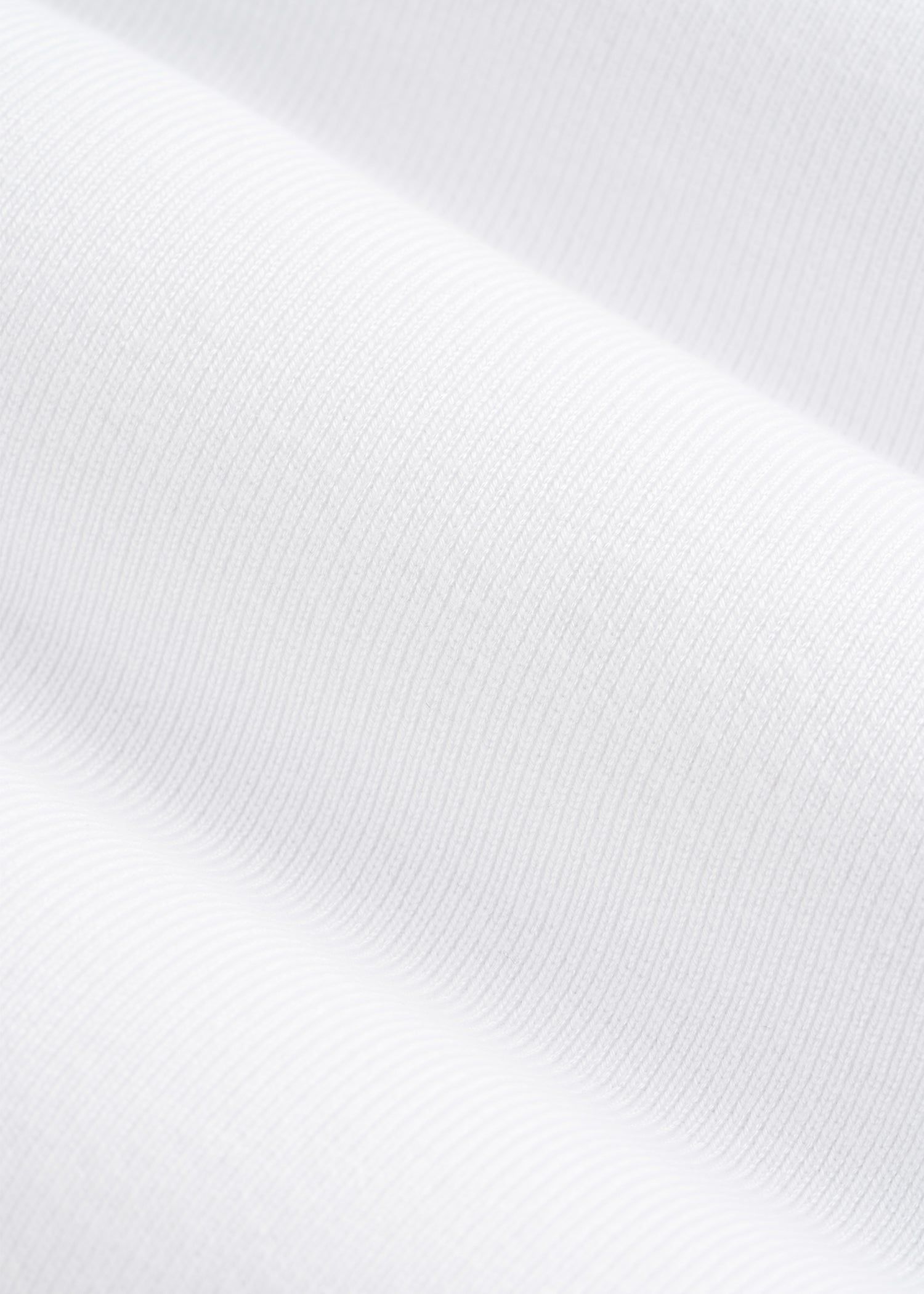 Cropped Knit Tee for Tall Women in White