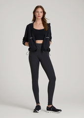 Balance Cinched Back Pocket Legging for Tall Women in Black