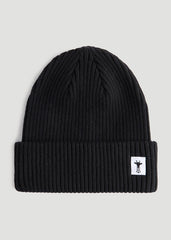 Cotton Beanie in Black
