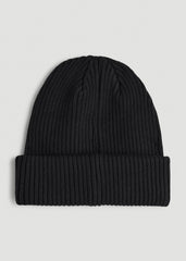 Cotton Beanie in Black