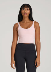 Balance Tank Top for Tall Women in Hush Pink
