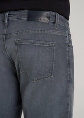Americana Collection Carman Tapered Fit Jeans For Tall Men in Wolf Grey