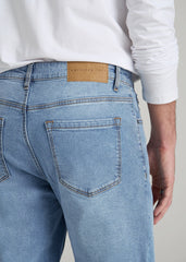 A.T. Basics Men's J1 Straight Fit Jeans for Tall Men in Tufts Blue
