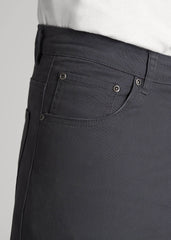 Carman TAPERED Fit Five Pocket Pants for Tall Men in Iron Grey
