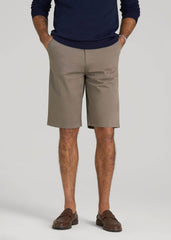 Chino Shorts for Tall Men in Dark Sand