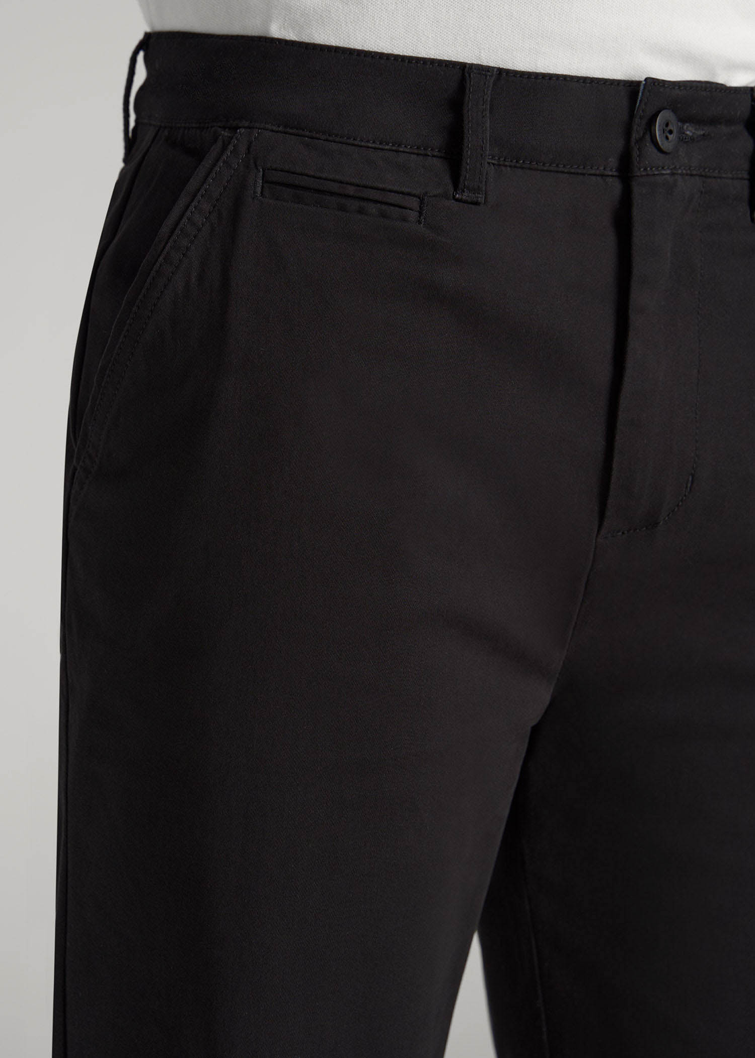 Chino Shorts for Tall Men in Black