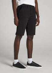 Chino Shorts for Tall Men in Black