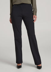 Freedom Flex Straight Leg Dress Pants for Tall Women in Black