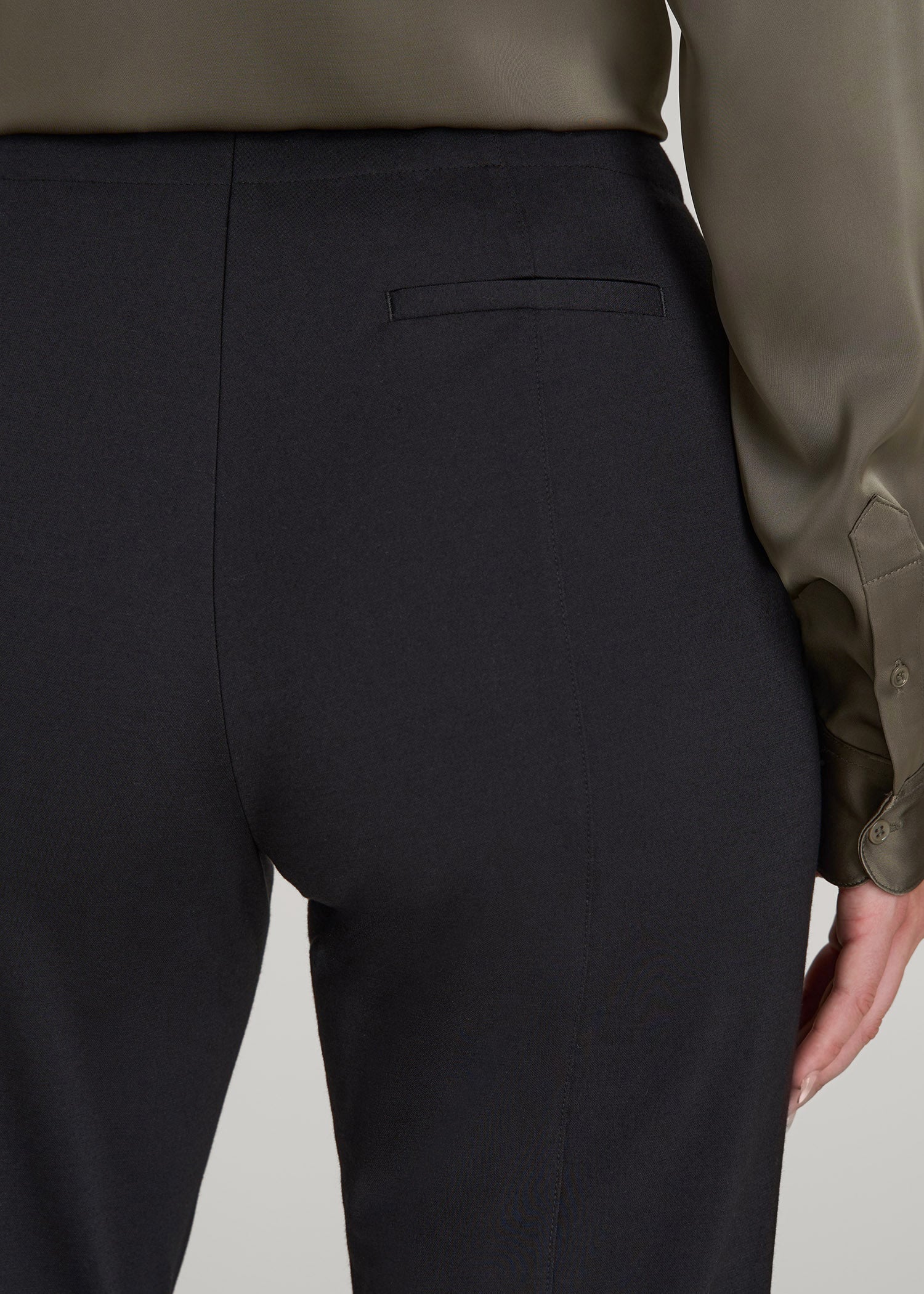 Freedom Flex Straight Leg Dress Pants for Tall Women in Black