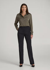 Freedom Flex Straight Leg Dress Pants for Tall Women in Black