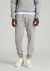 Core Motion Fleece Jogger for Tall Men in Heathered Grey