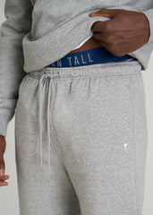 Core Motion Fleece Jogger for Tall Men in Heathered Grey