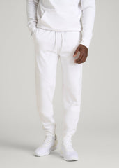 Core Motion Fleece Jogger for Tall Men in White