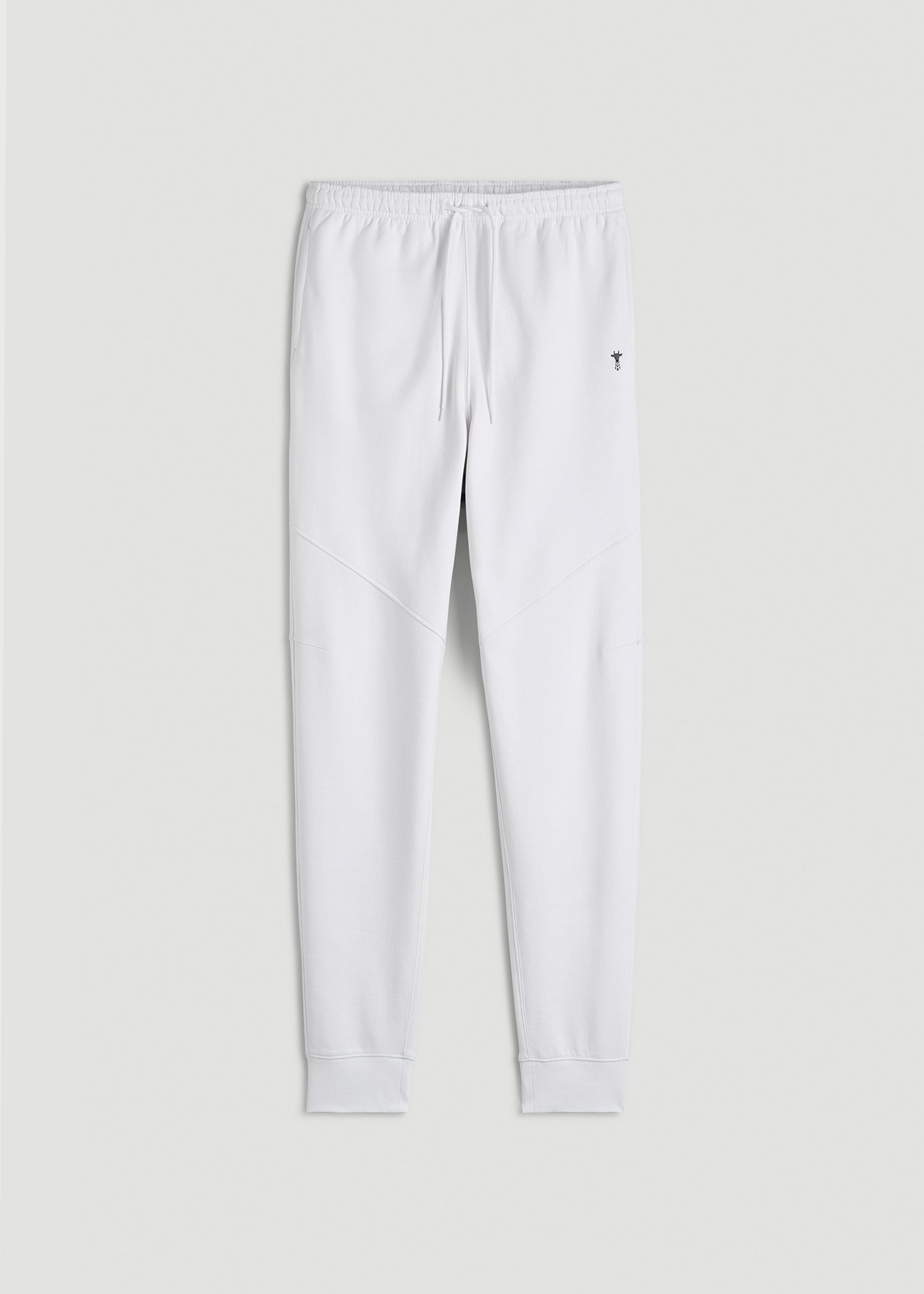 Core Motion Fleece Jogger for Tall Men in White