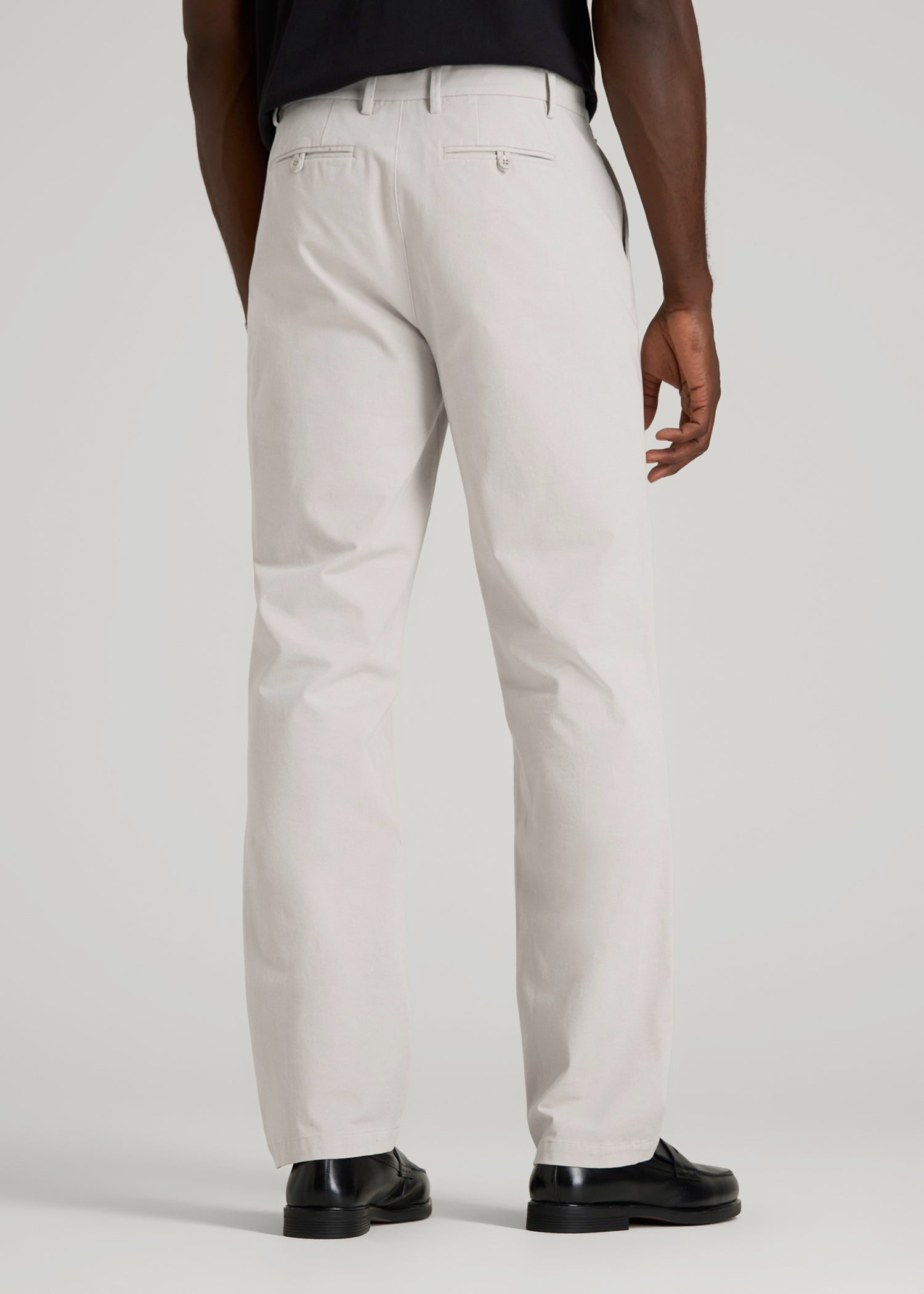 4 Way Stretch Commuter RELAXED Chino Pants for Tall Men in Drywall Tan