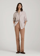Freedom Flex Straight Leg Dress Pants for Tall Women in Woodsmoke