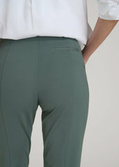 Freedom Flex Slim Straight Leg Dress Pants for Tall Women in Balsam Green